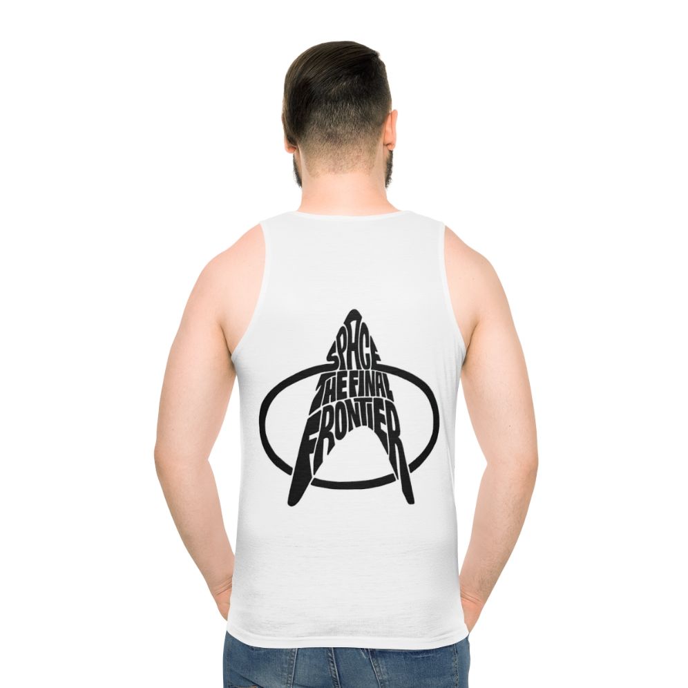Star Trek Space the Final Frontier Unisex Black Tank Top