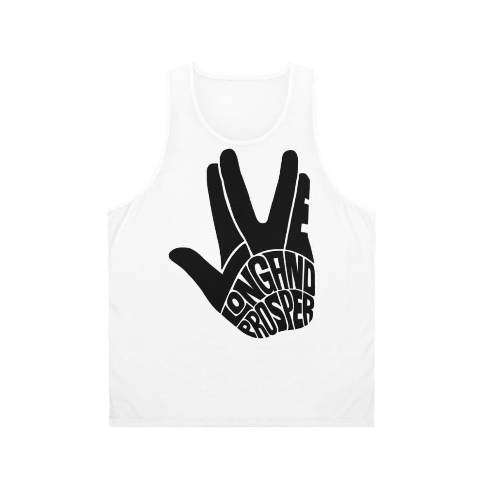 Star Trek Spock Live Long and Prosper Unisex Tank Top