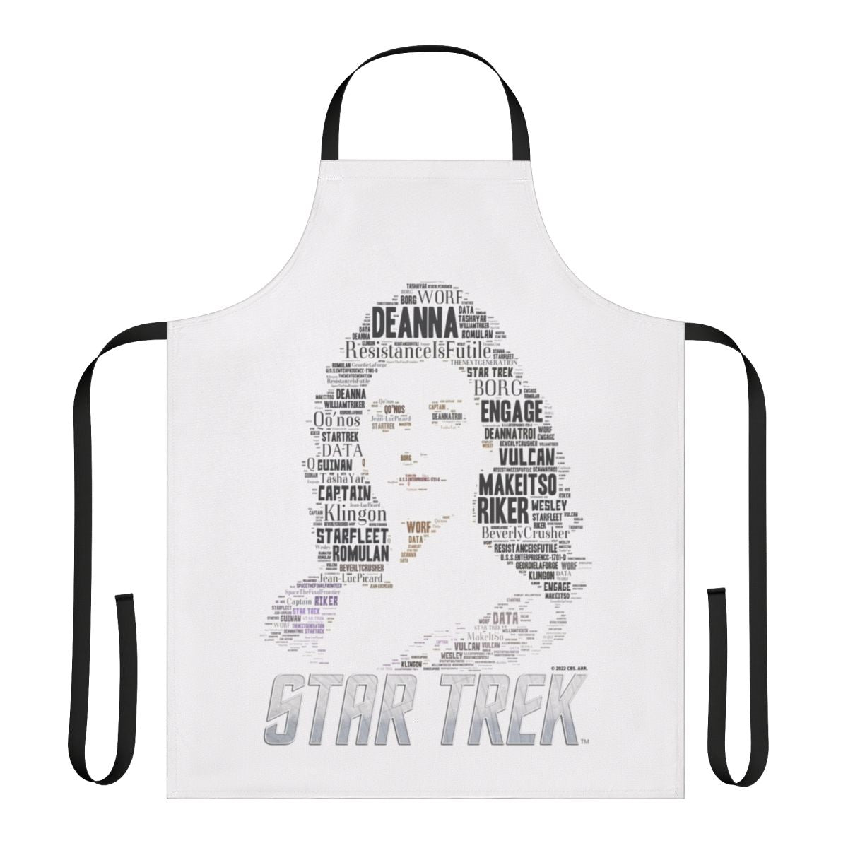 Deanna Troi themed apron from Star Trek: The Next Generation