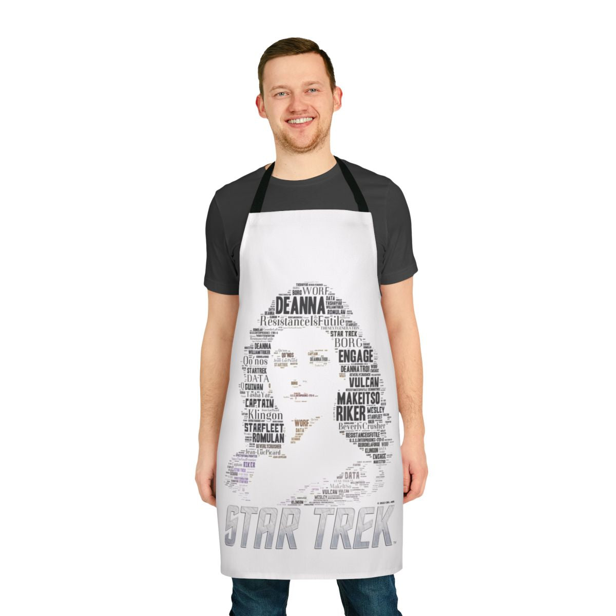 Deanna Troi themed apron from Star Trek: The Next Generation