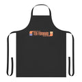 A navy blue apron featuring the Star Trek: The Next Generation Ten Forward bar logo and "NCC-1701-D" ship designation.