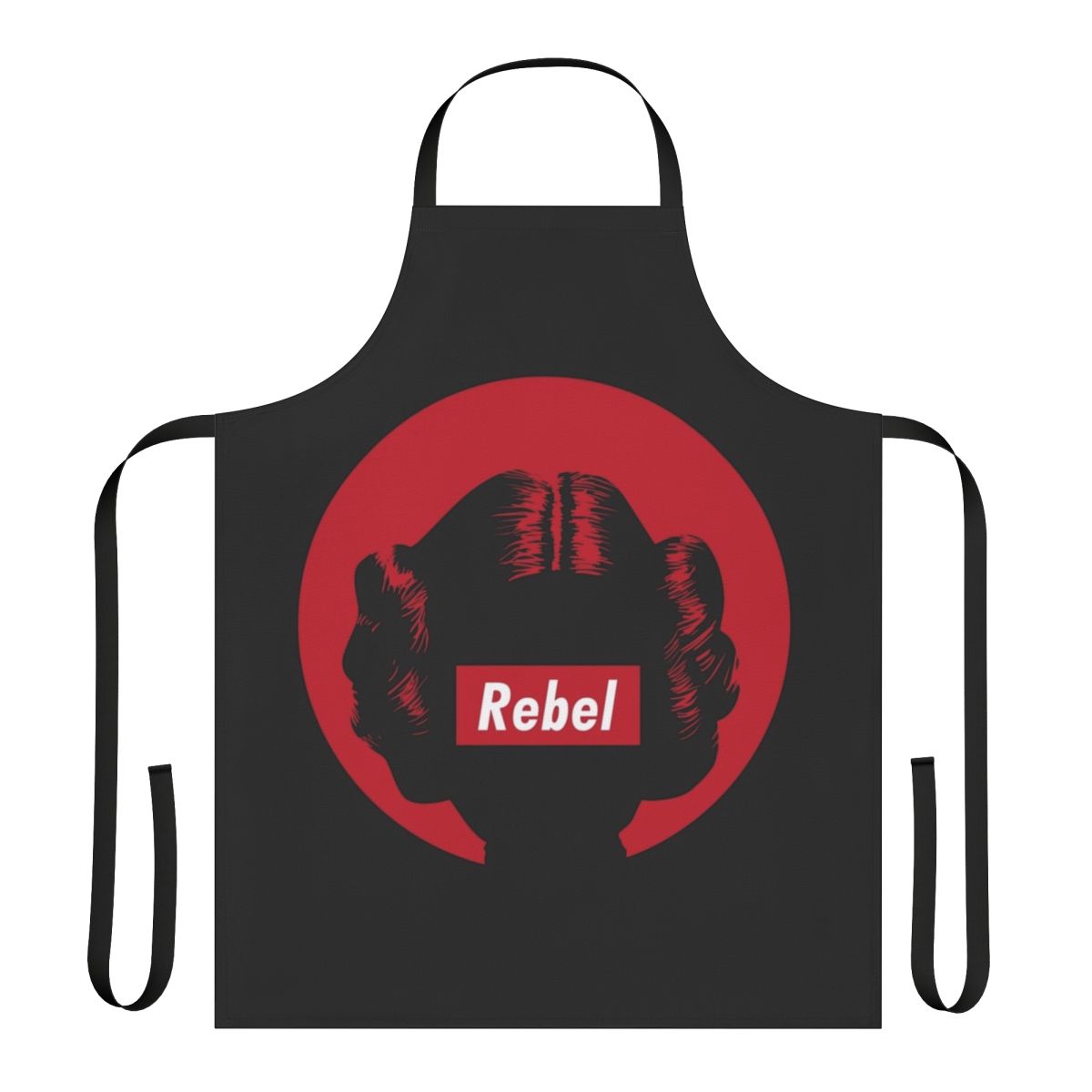 Star Wars inspired kitchen apron featuring Princess Leia design