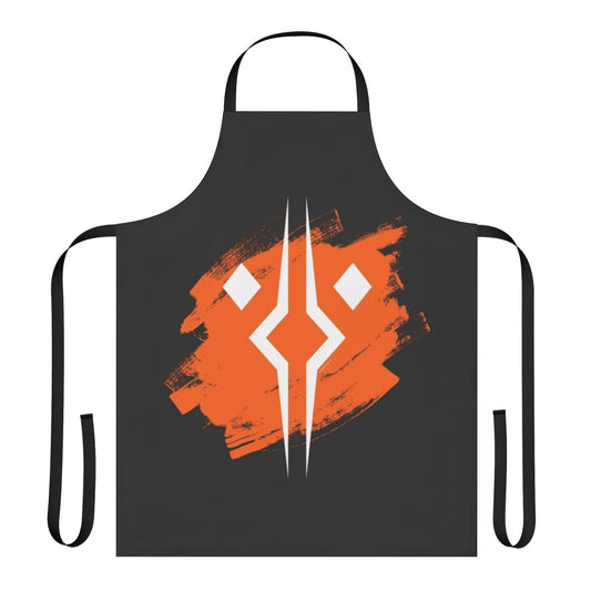 A stylish and durable kitchen apron with a Star Wars-inspired design, featuring characters from the Clone Wars.