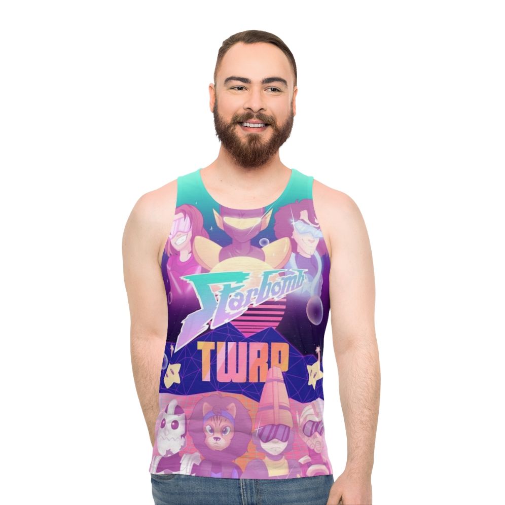 Starbomb and TWRP Vaporwave Unisex Tank Top