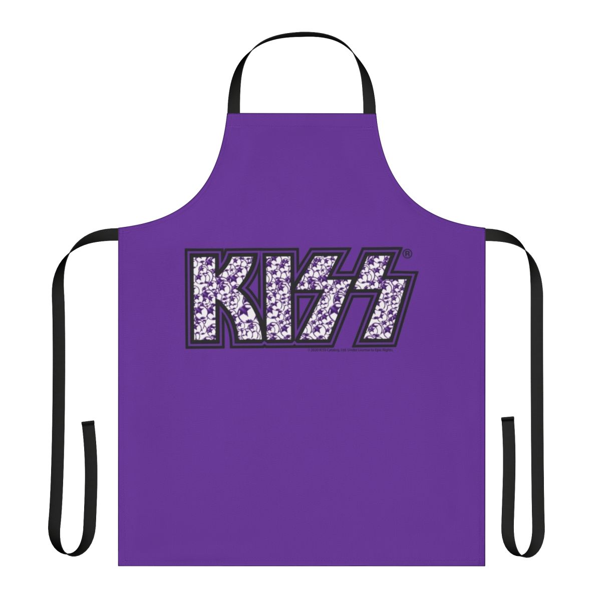 Starchiad-inspired apron featuring the iconic Kiss band logo