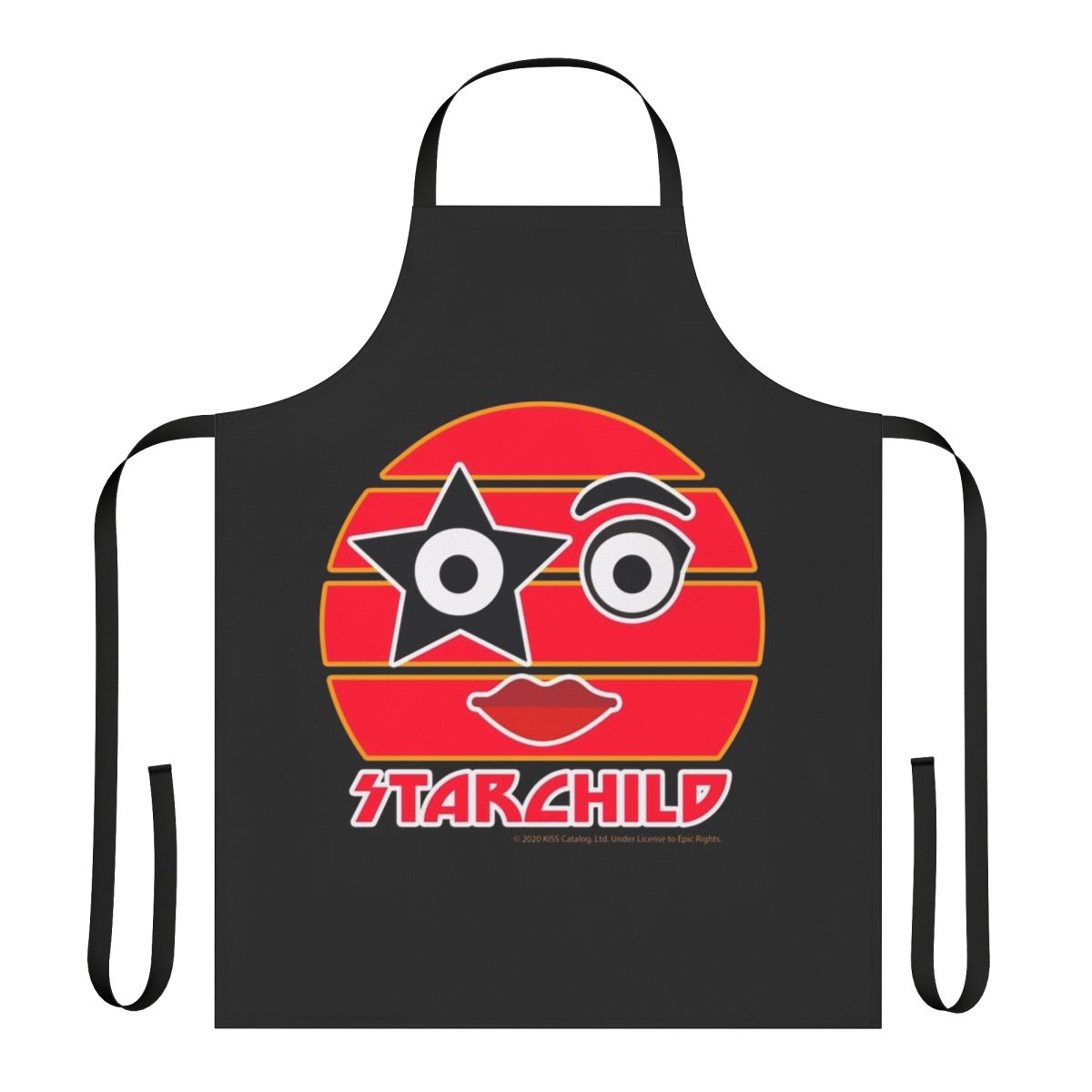 Starchild Kiss the Band Inspired Fan Art Apron
