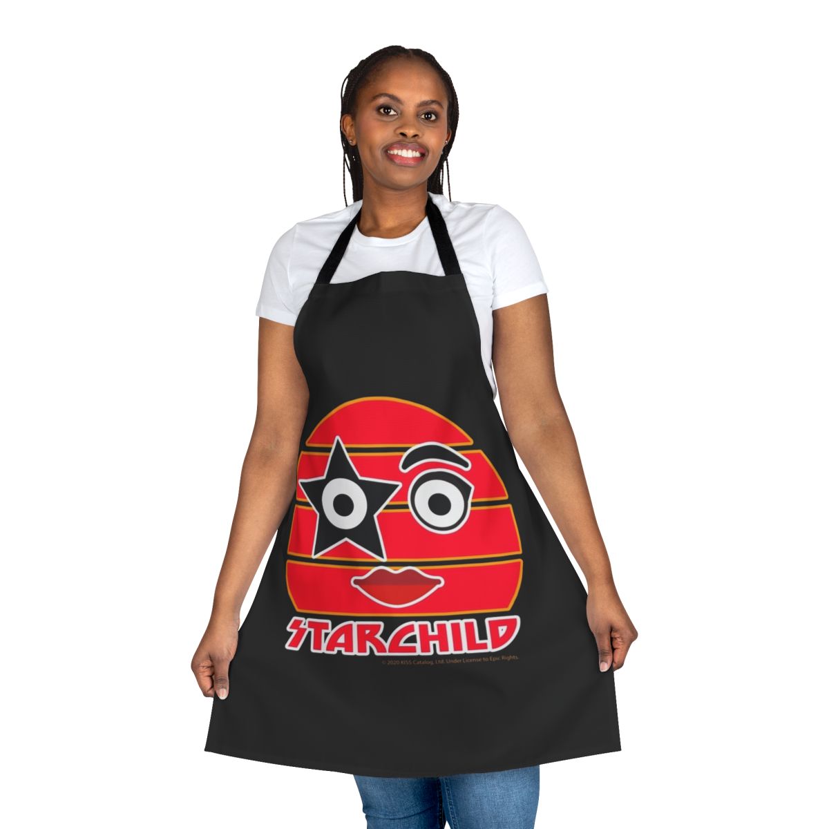 Starchild Kiss the Band Inspired Fan Art Apron