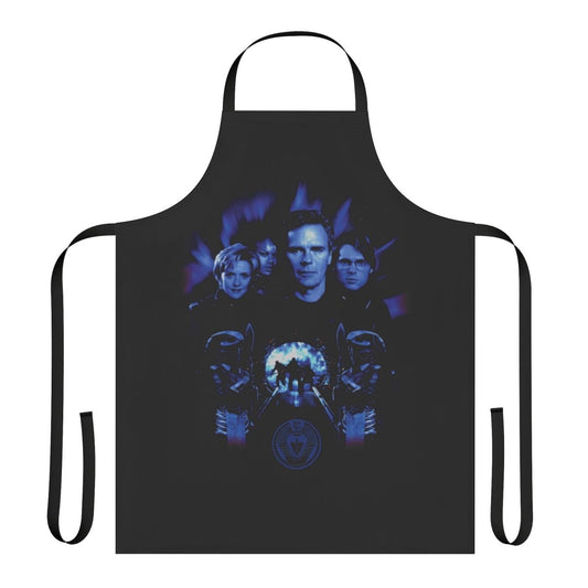 Stargate SG1 themed apron with sci-fi graphics