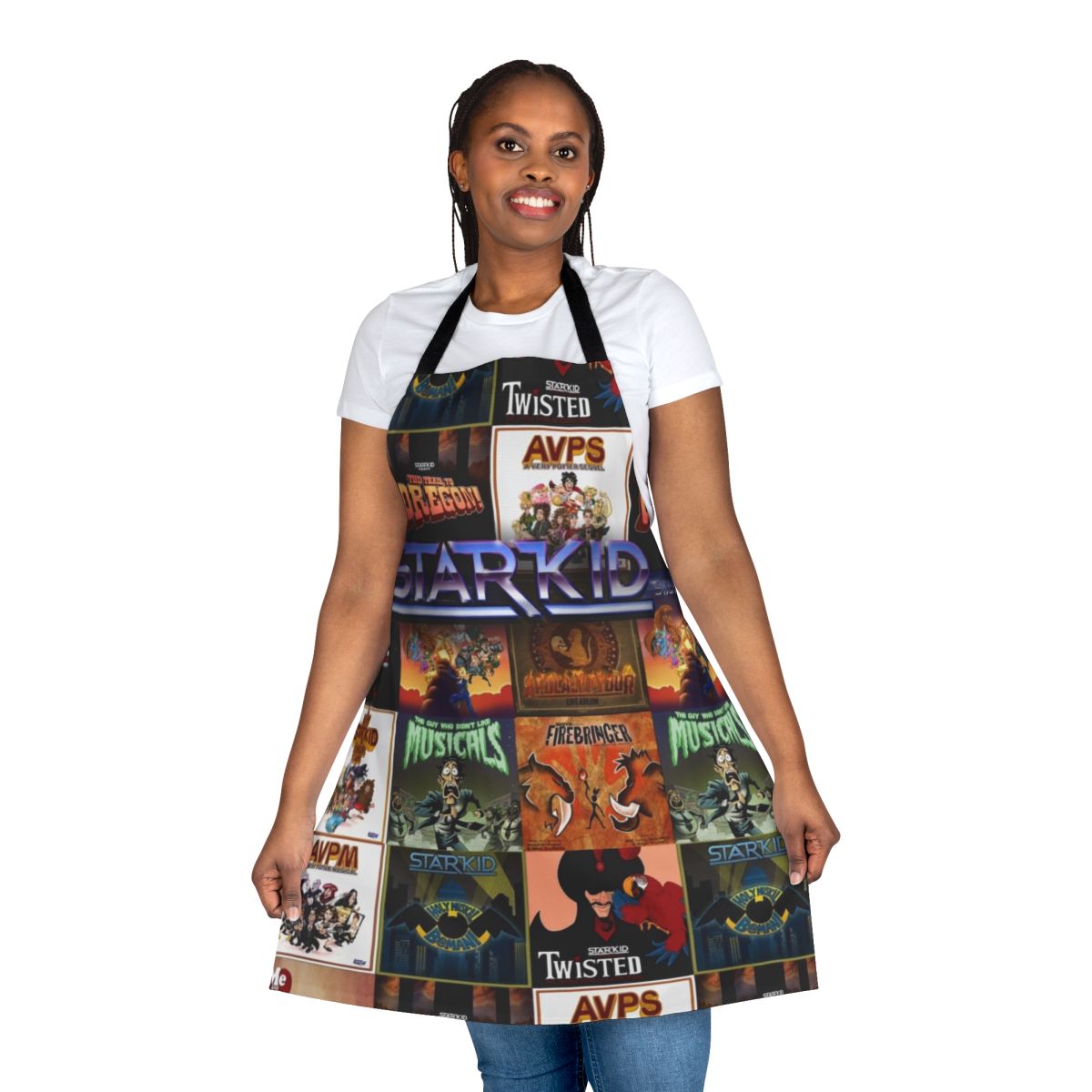 Starkid Musical-Themed Apron with Starship, TGWDLM, and Other Iconic Designs