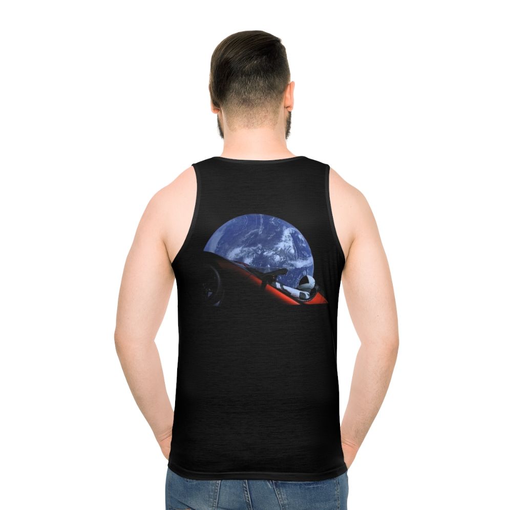 Starman in Tesla Roadster in Space Tank Top