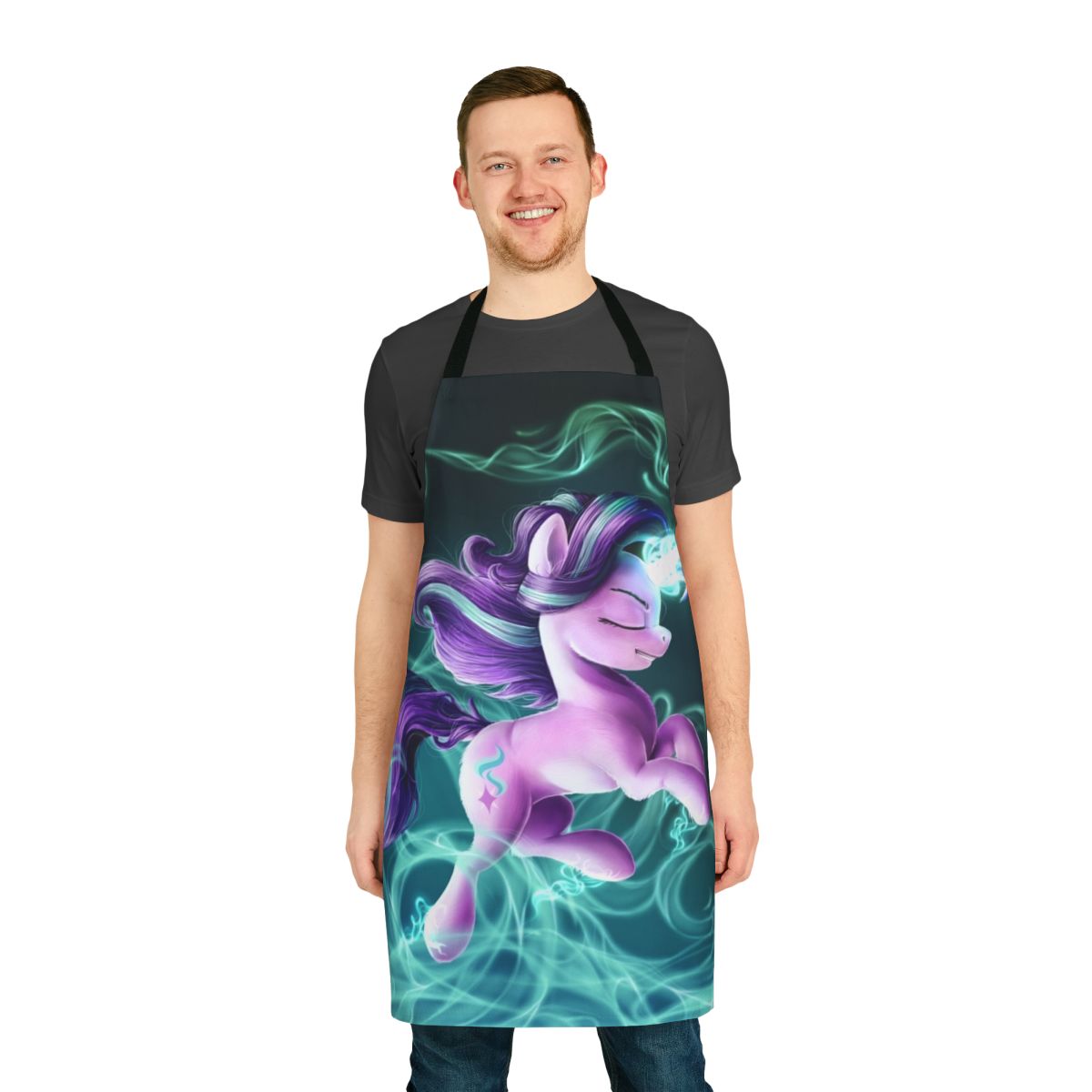 Starlight Glimmer-inspired apron with a starry night design