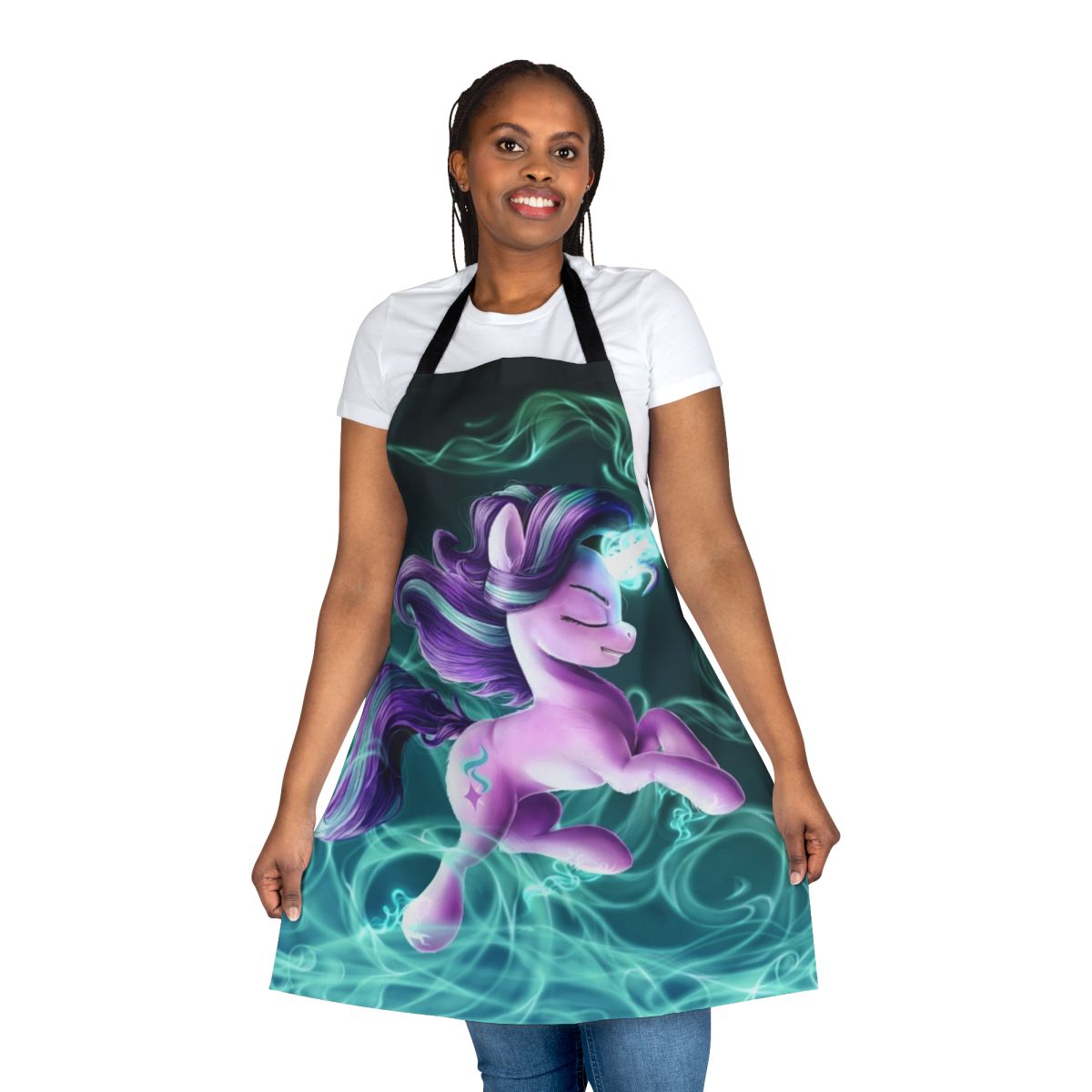 Starlight Glimmer-inspired apron with a starry night design