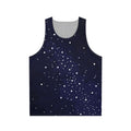 Starry night sky unisex tank top