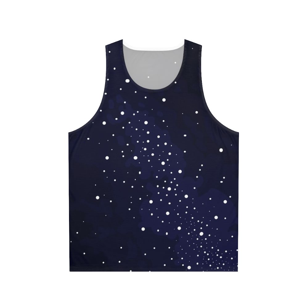 Starry night sky unisex tank top