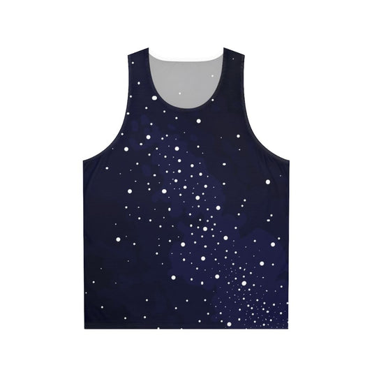 Starry night sky unisex tank top