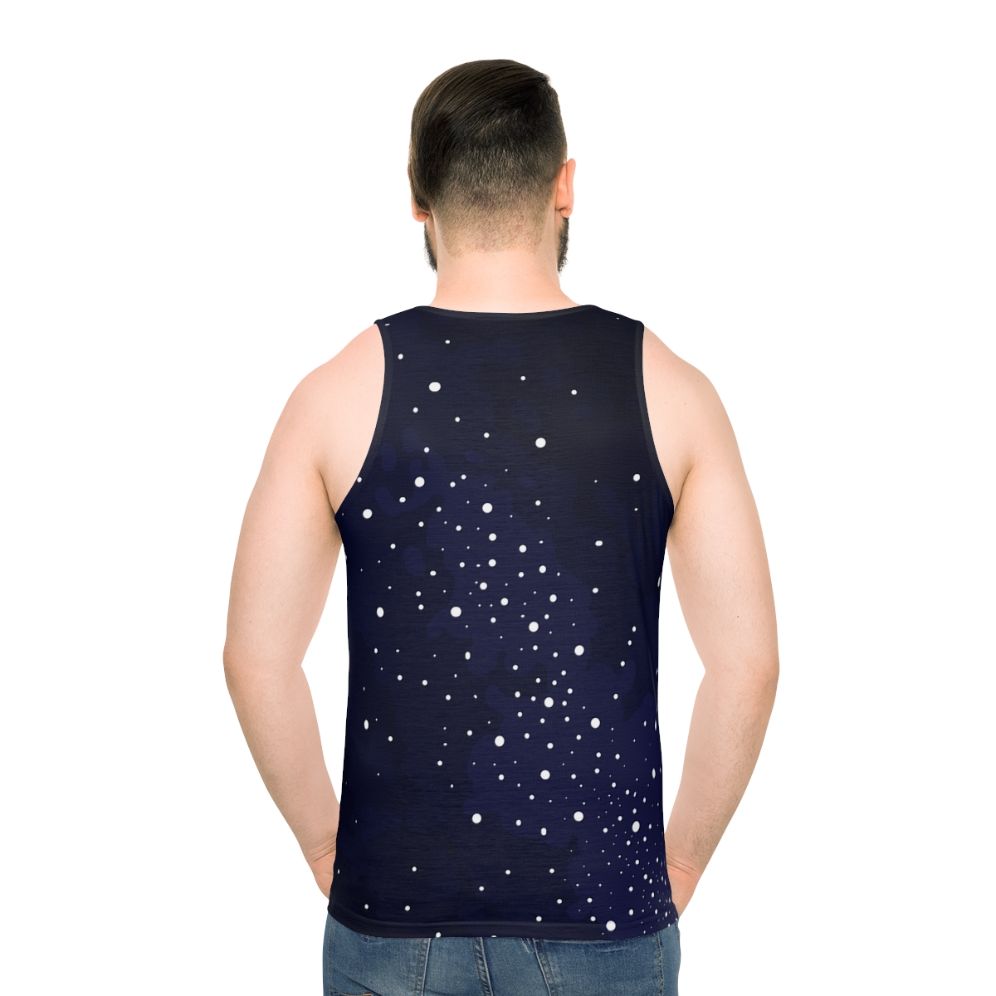 Starry night sky unisex tank top