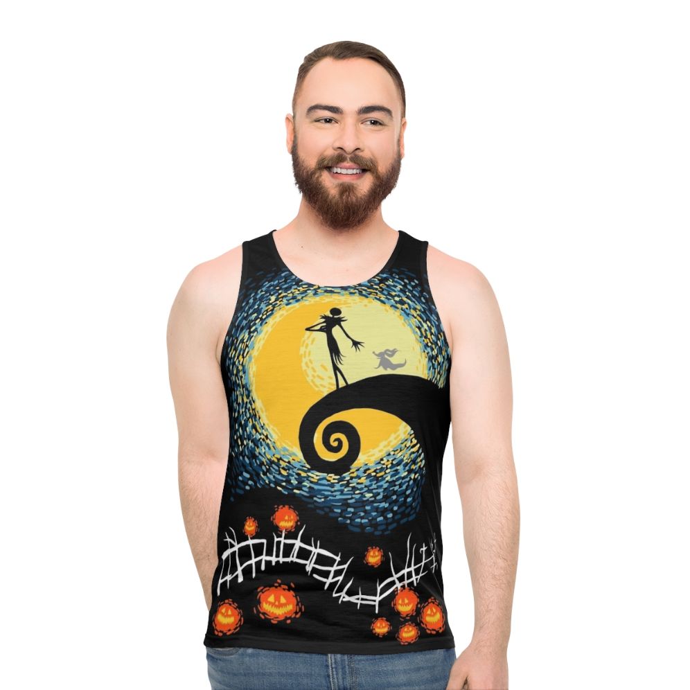Starry Nightmare Jack Skellington Unisex Tank Top