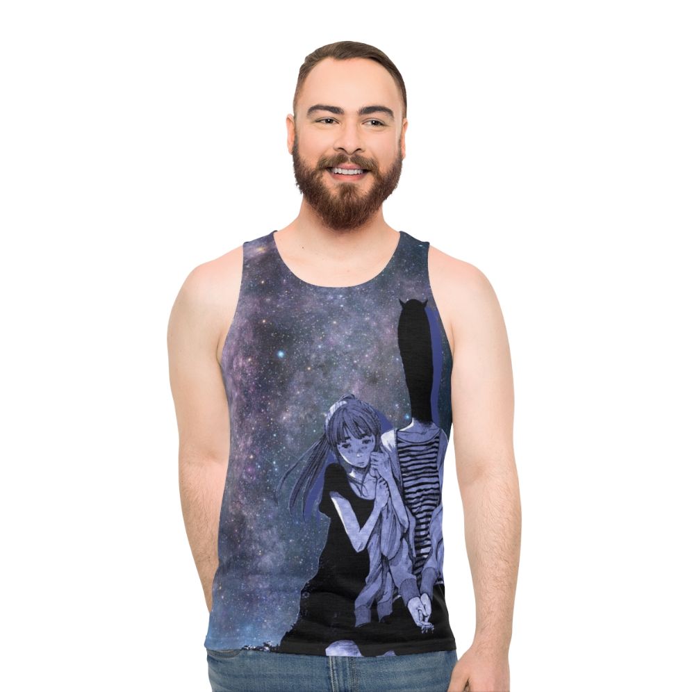Starry sky unisex galaxy print tank top