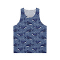 Starry whale shark unisex tank top
