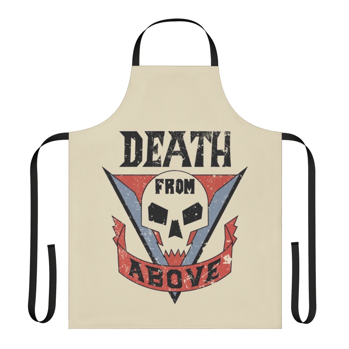 Starship Troopers inspired apron with "Death from Above" design