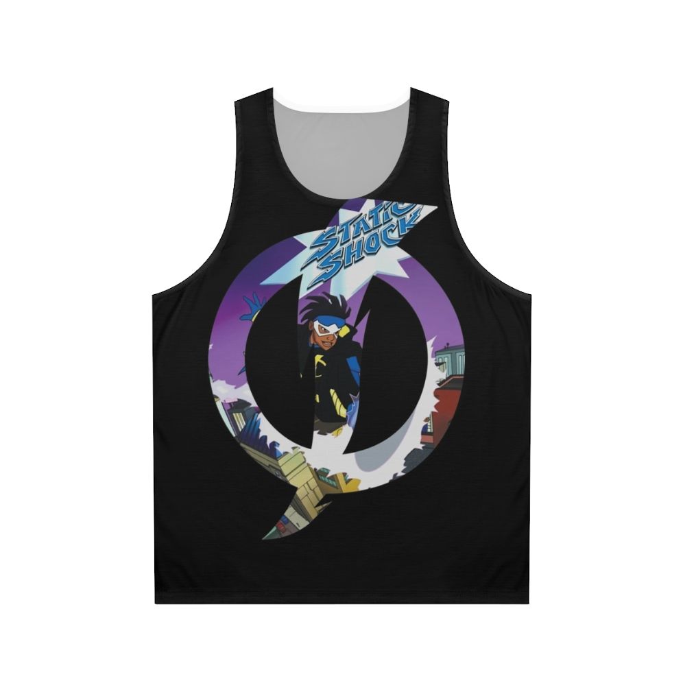 Static Shock Unisex Superhero Tank Top