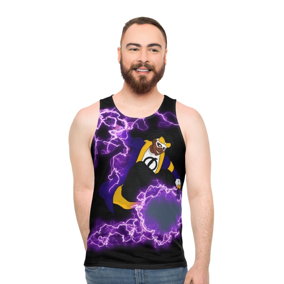 Static Shock Superhero Unisex Tank Top