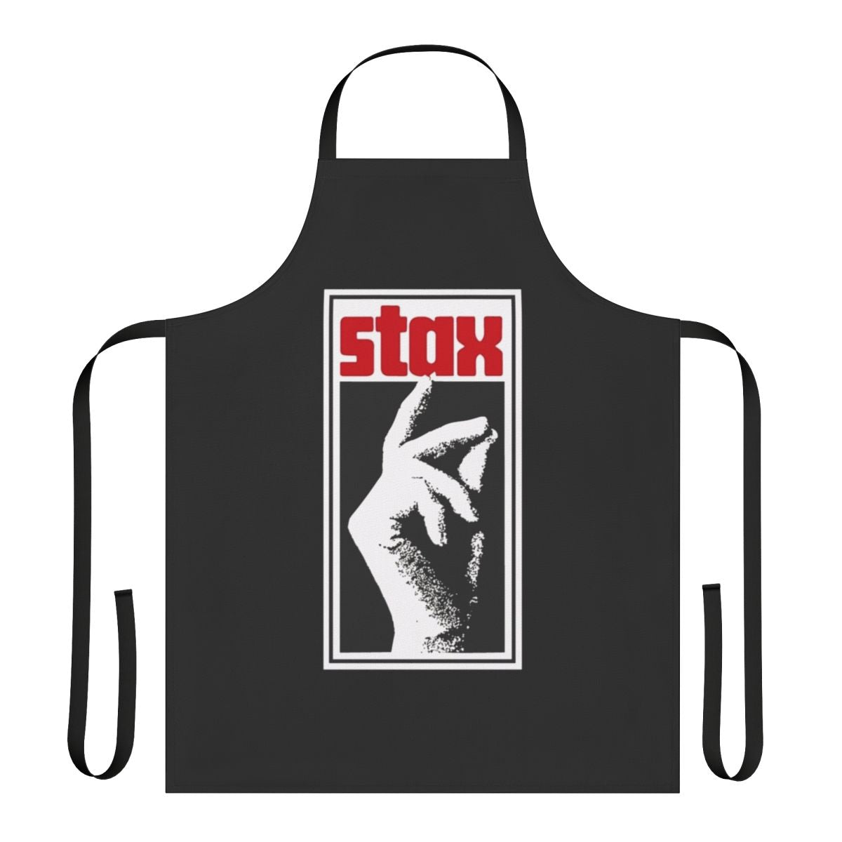 Stax Records-themed apron with retro soul music design