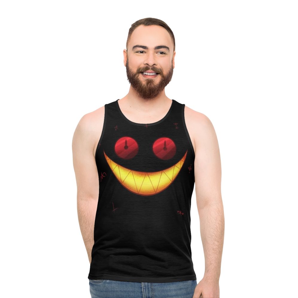 Stay Tuned Folks Unisex Hazbin Hotel Alastor Tank Top