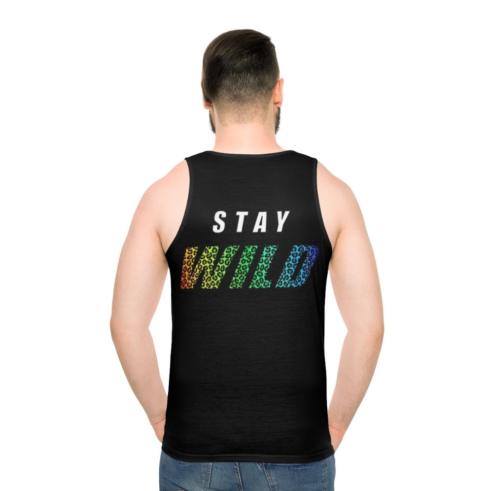 Stay Wild Unisex Tank Top with Ben Azelart Design
