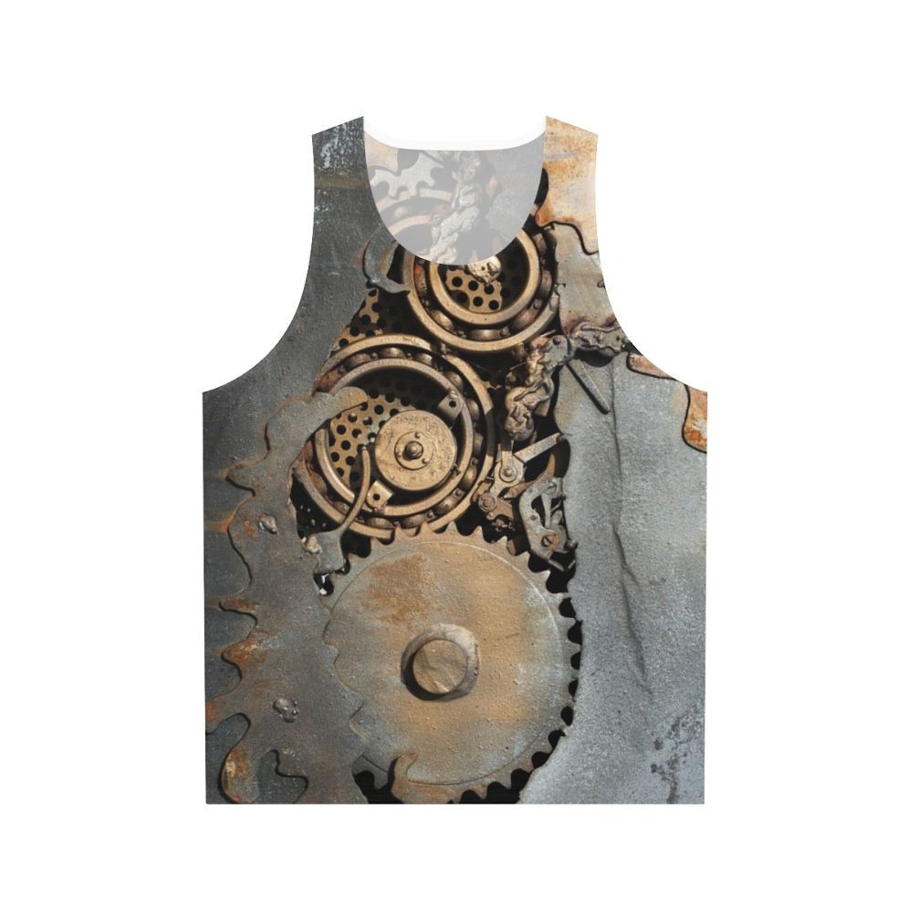Steampunk Gears Unisex Tank Top