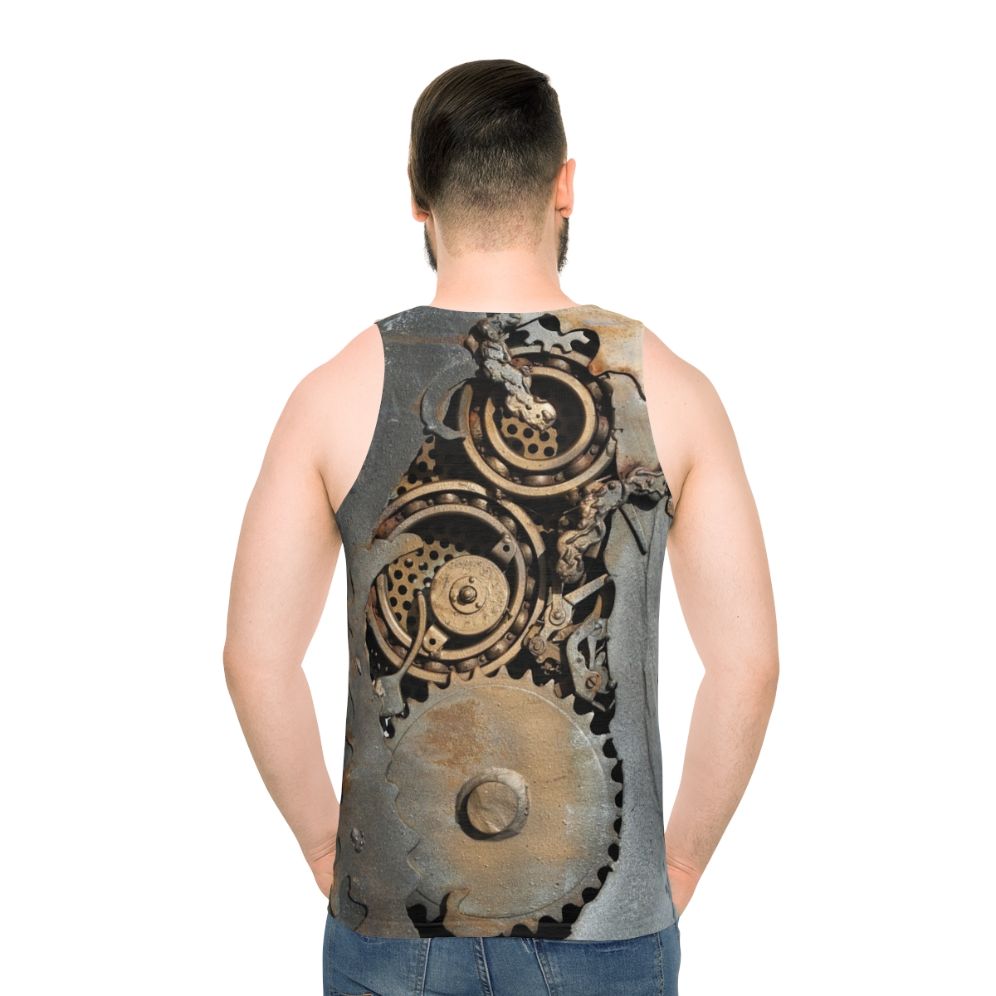 Steampunk Gears Unisex Tank Top