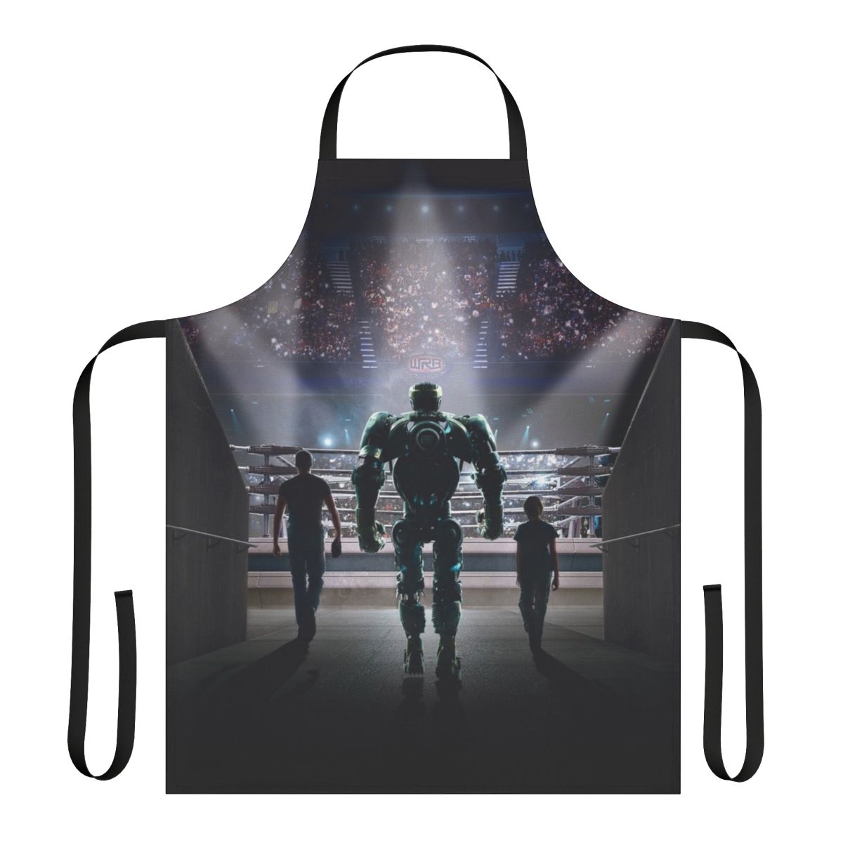 Real Steel movie-themed apron with protective design