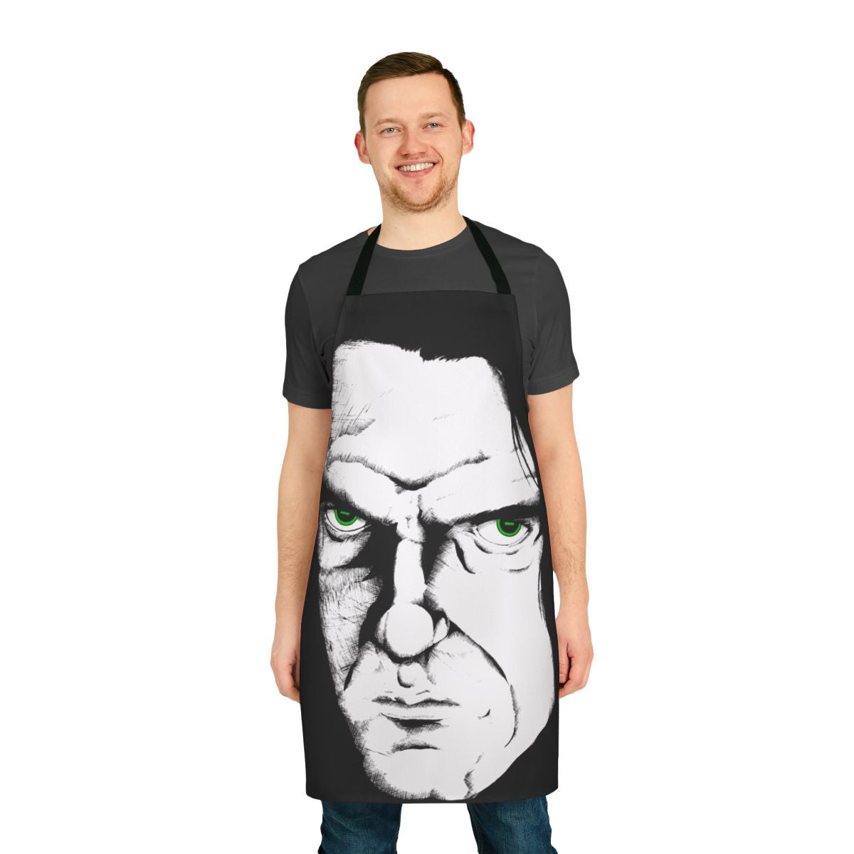 Steele Eyes Goth Metal Apron