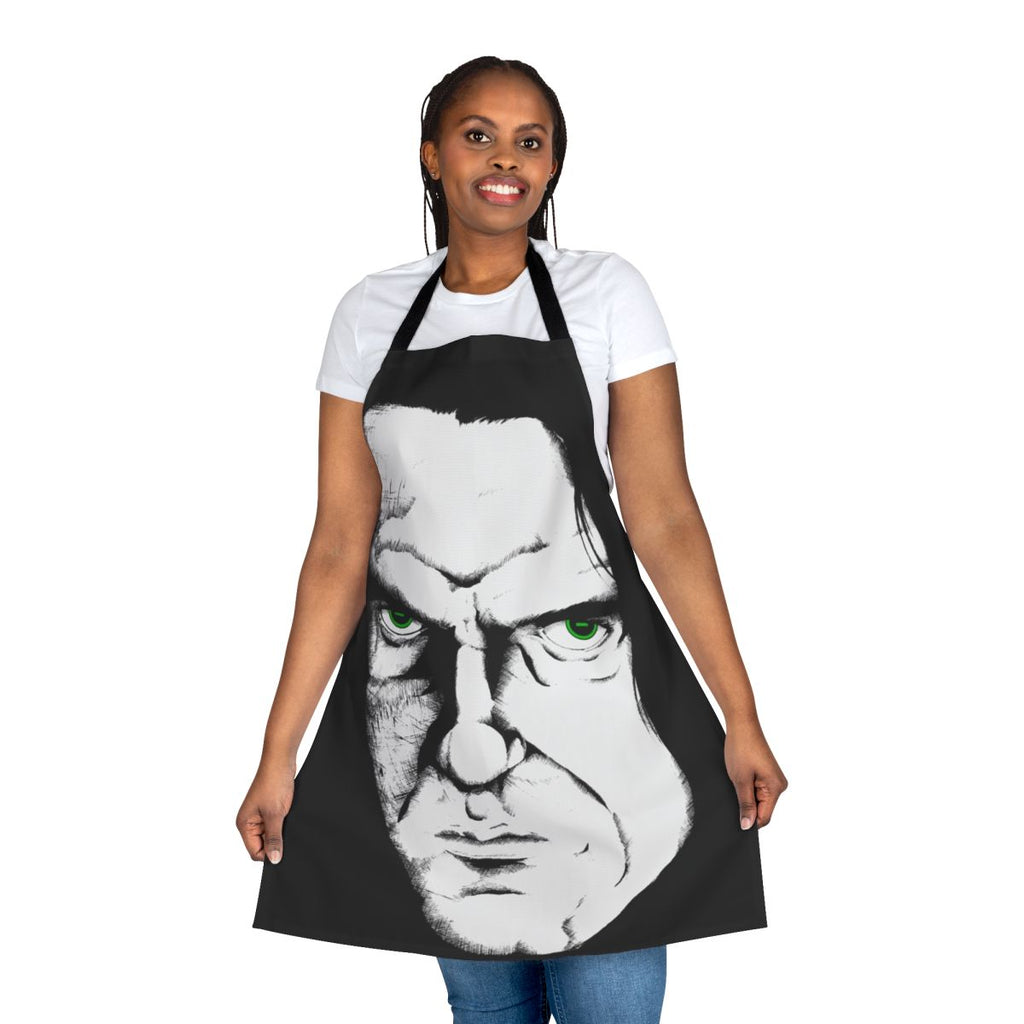 Steele Eyes Goth Metal Apron