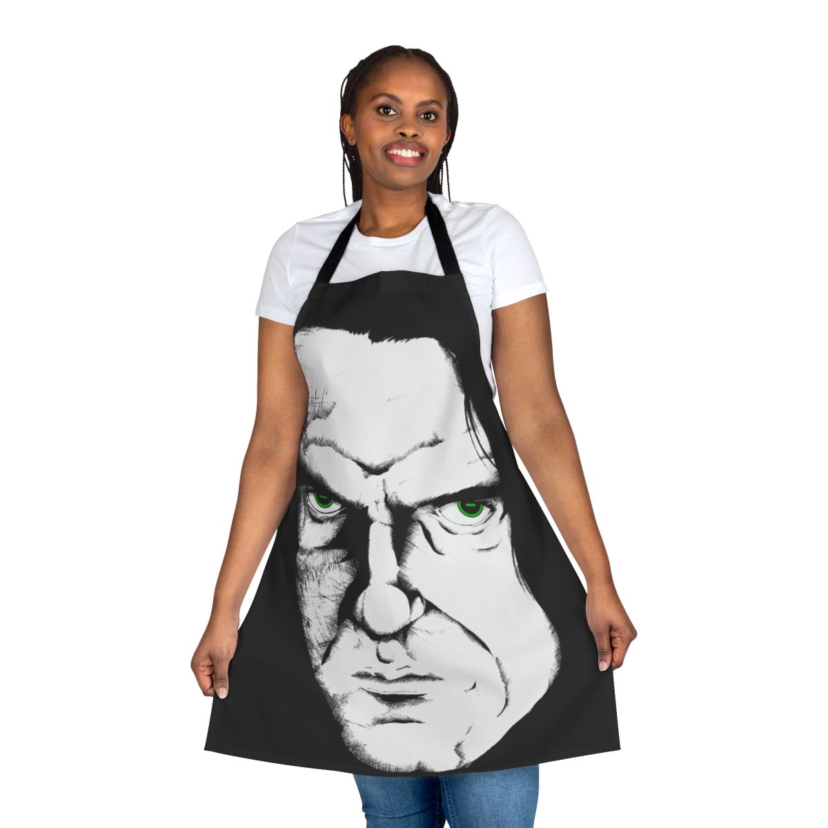 Steele Eyes Goth Metal Apron