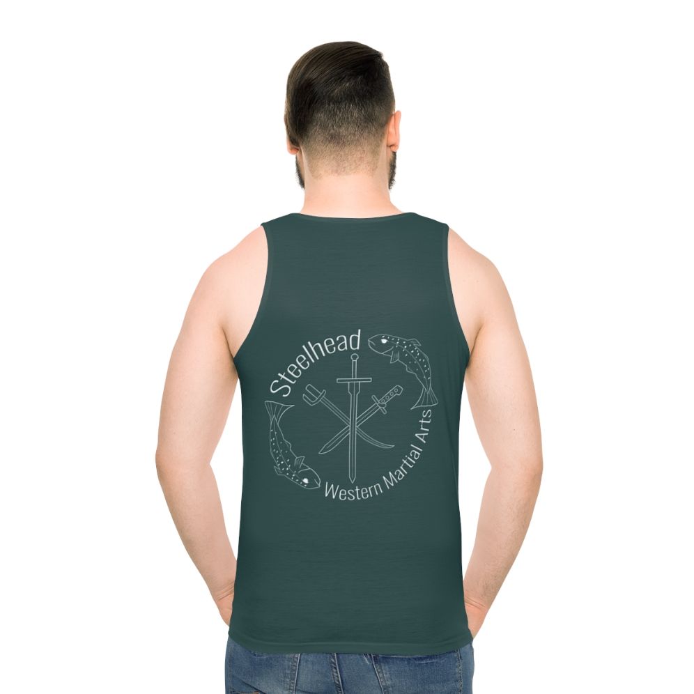 Steelhead Logo Gray Unisex Tank Top