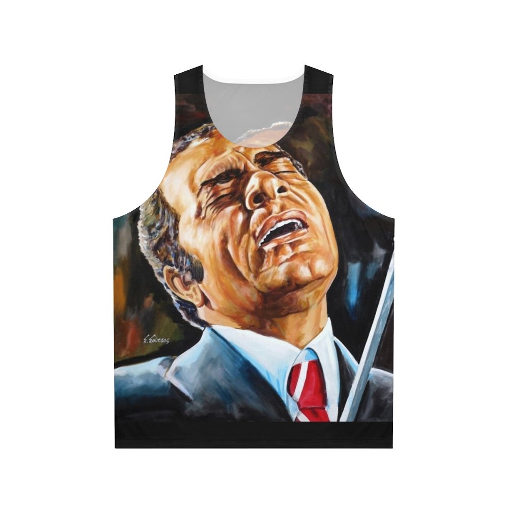 Stelios Kazantzidis Greek Music Portrait Painting Unisex Tank Top