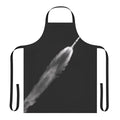 Astronaut-inspired apron with rocket, saturn v, and space imagery