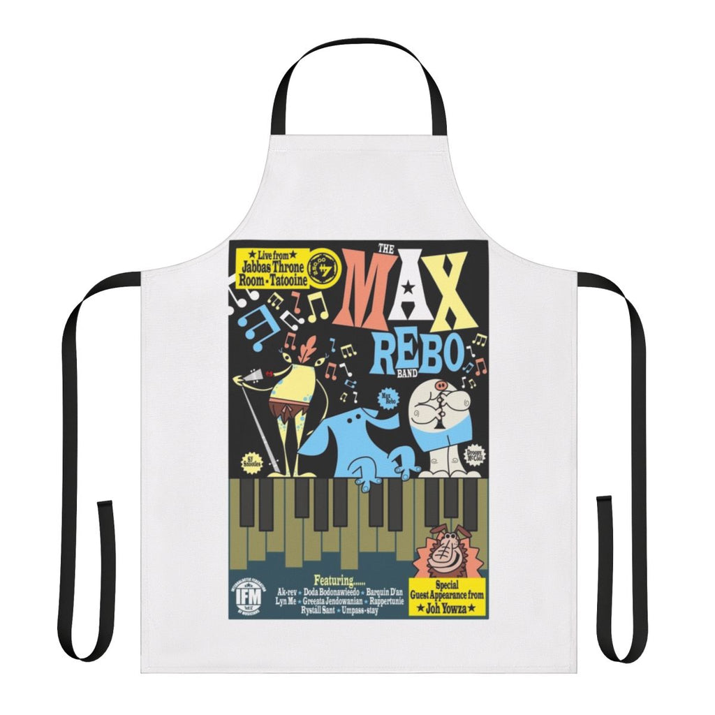 Star Wars-inspired apron featuring the Max Rebo Band