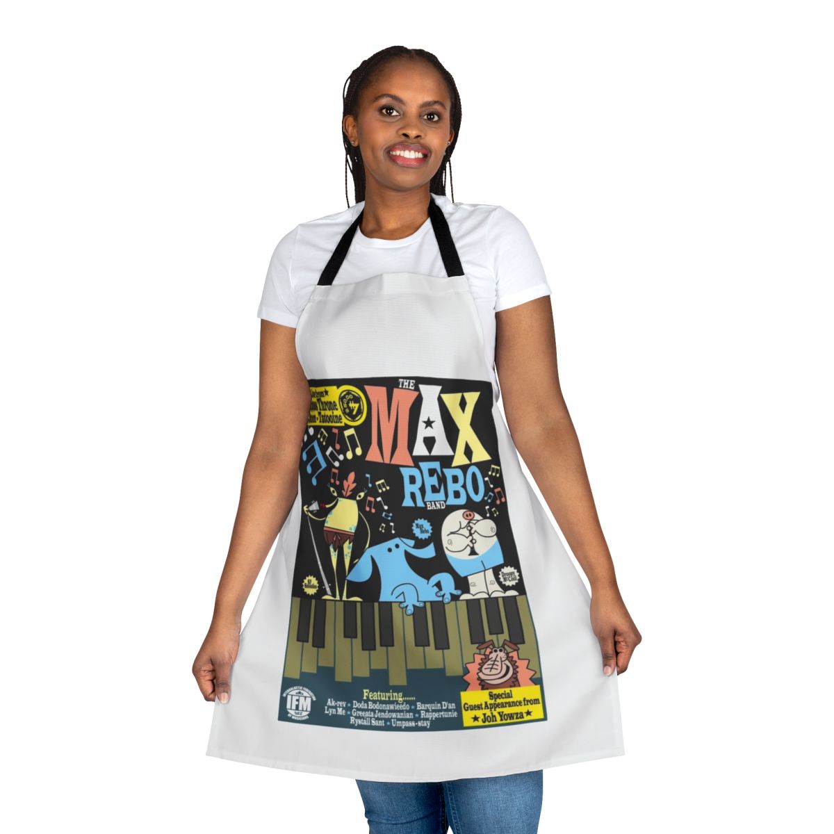 Star Wars-inspired apron featuring the Max Rebo Band