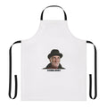 Steptoe and Son inspired apron featuring the iconic character Albert Steptoe from the classic British comedy series