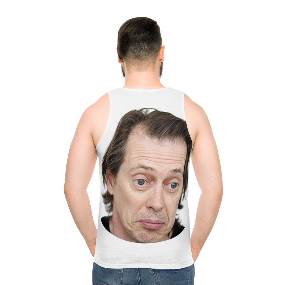Steve Buscemi meme funny unisex tank top