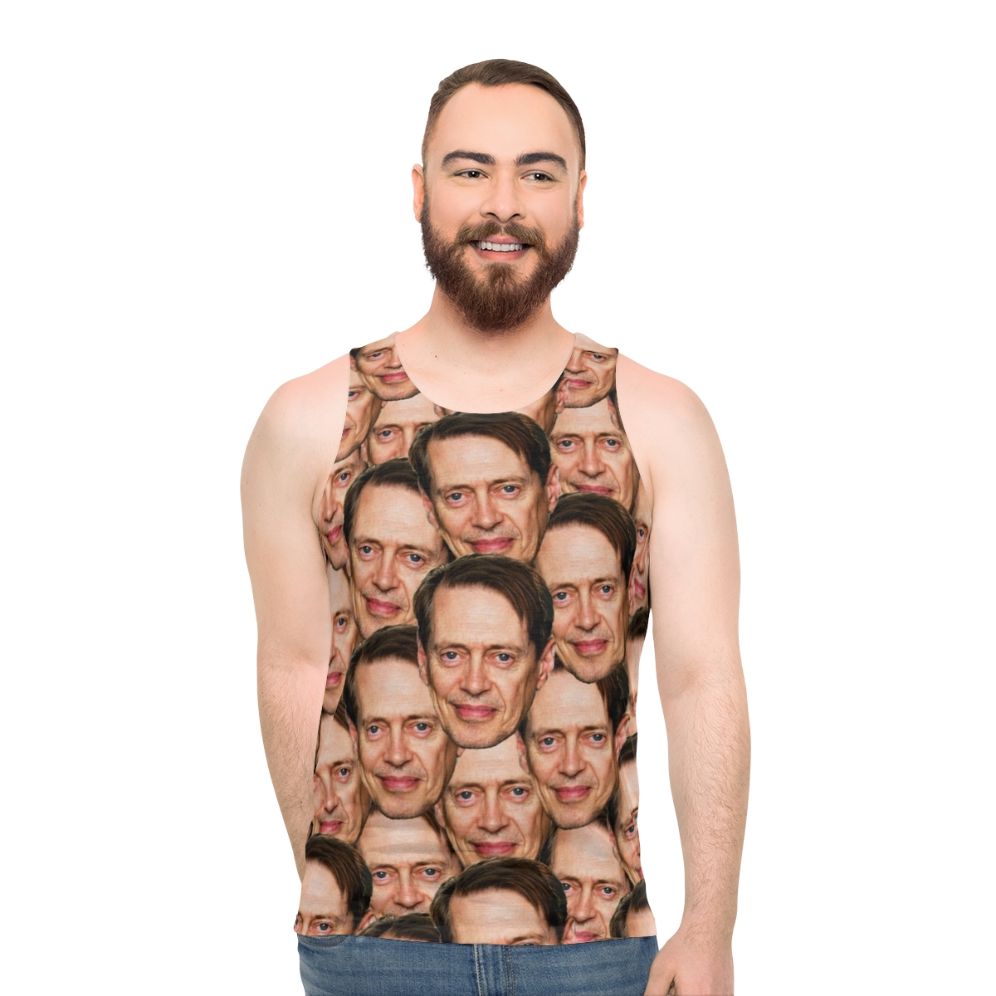 Steve Buscemi Trending Head Design Unisex Tank Top