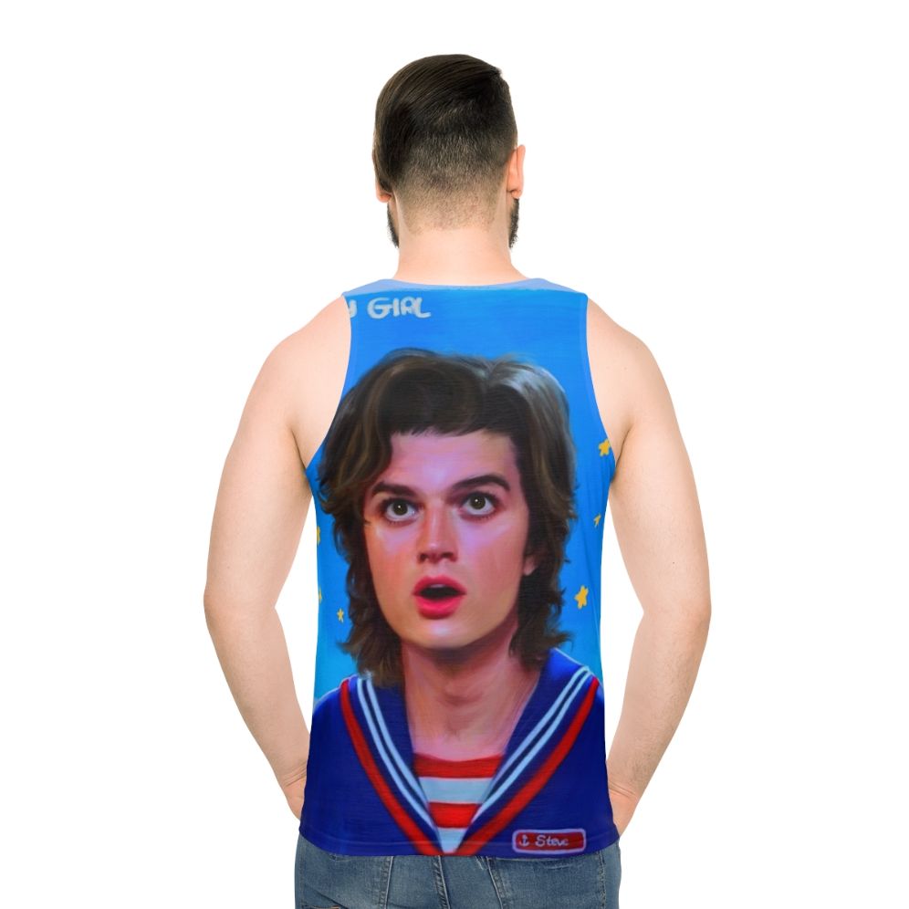Steve Harrington Unisex Stranger Things Fanart Tank Top