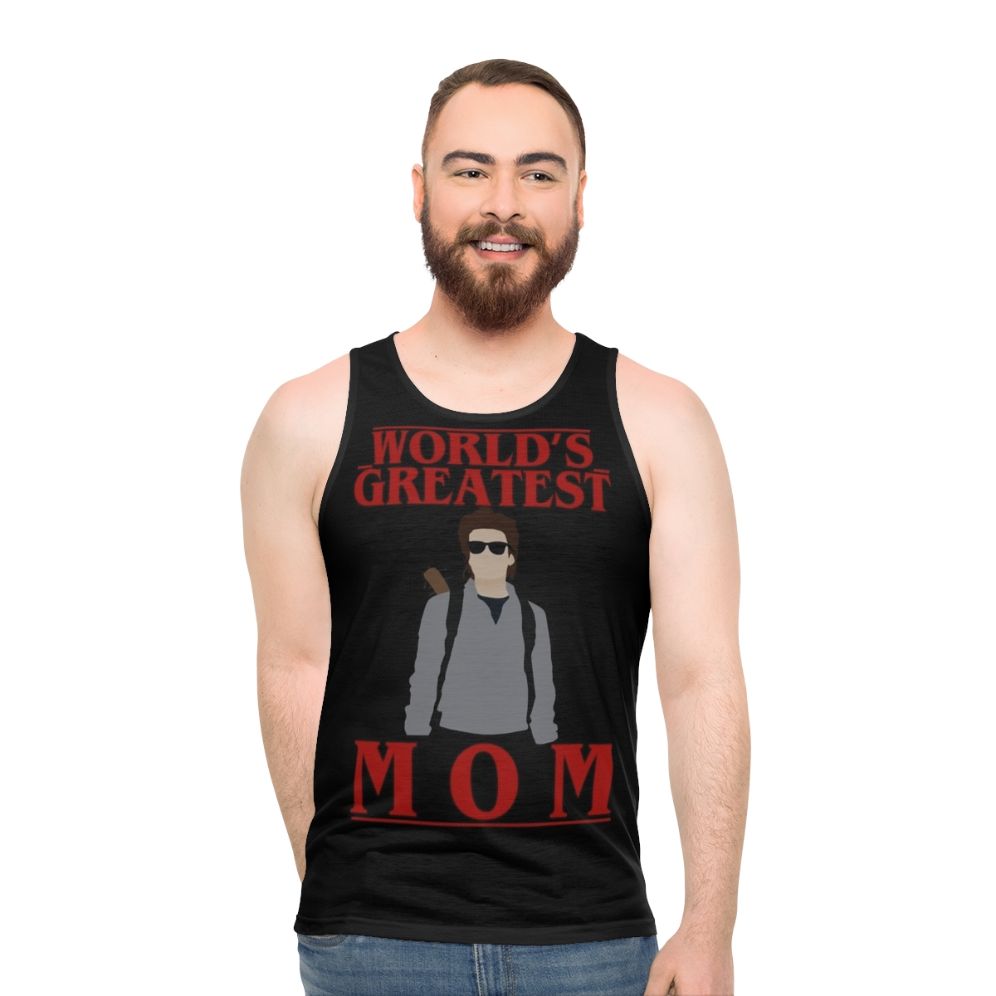 Steve Harrington "World's Greatest Mom" Stranger Things Unisex Tank Top