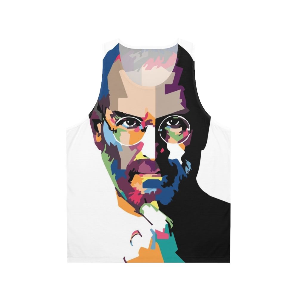 Steve Jobs Portrait Unisex Tank Top