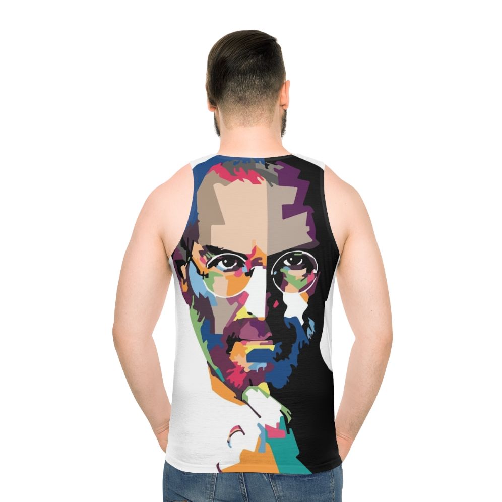 Steve Jobs Portrait Unisex Tank Top
