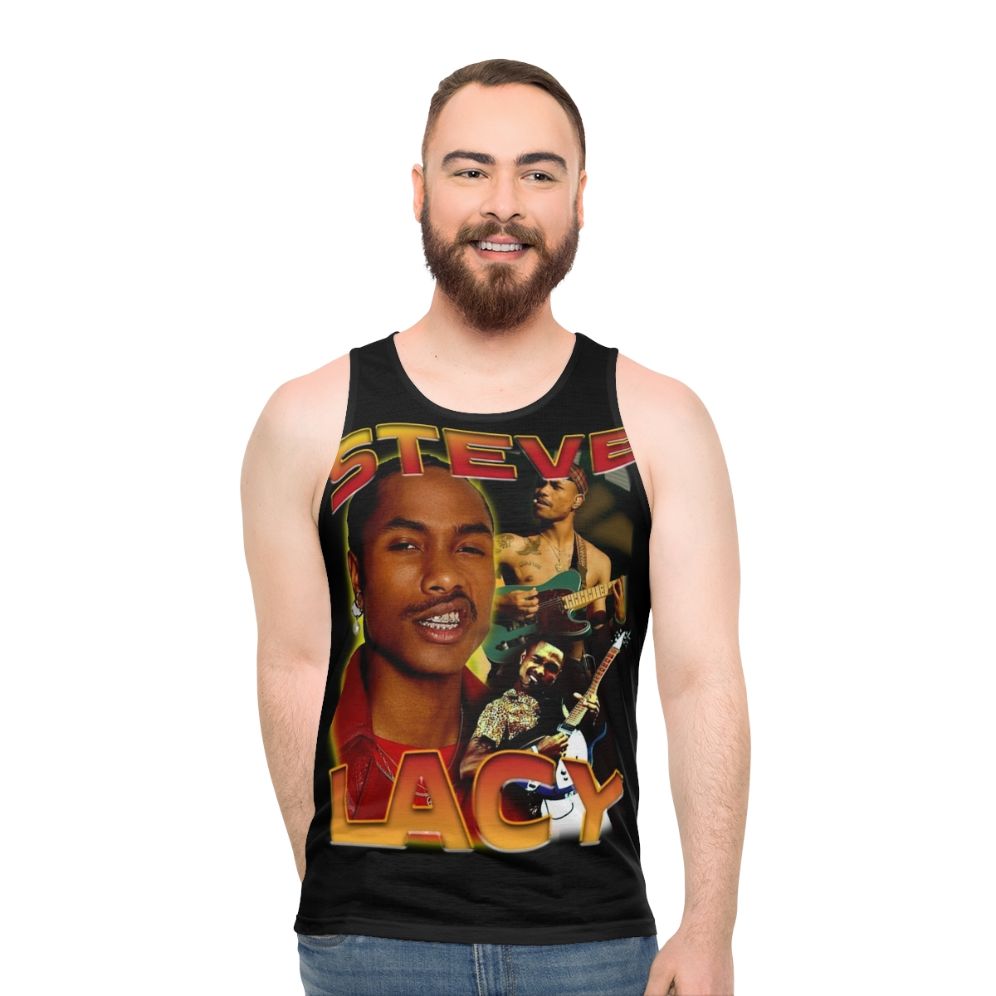 Steve Lacy vintage bootleg indie music unisex tank top