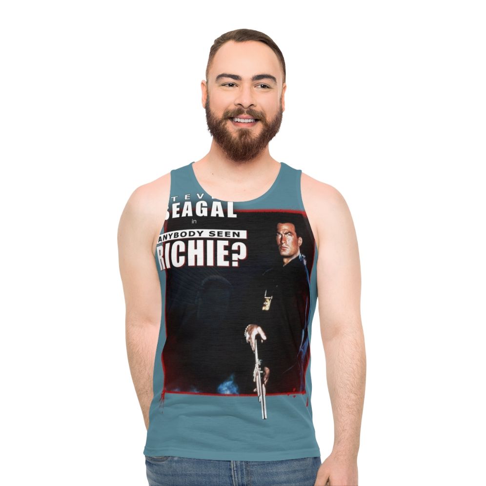 Steven Seagal in "Out For Justice" Unisex Tank Top