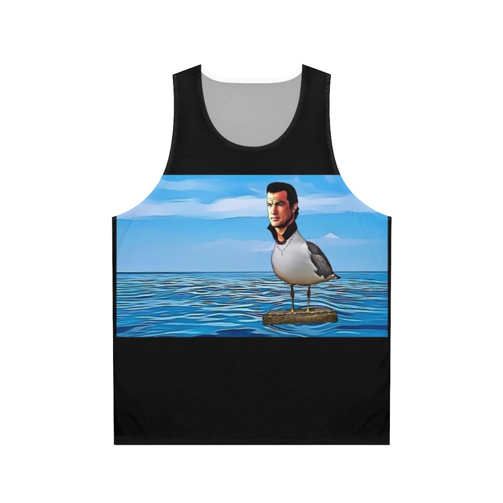 Steven Seagull at Sea Unisex Tank Top